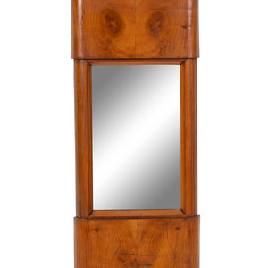 A Biedermeier Walnut Mirror First 2a389c