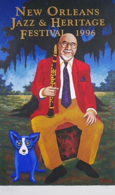 GEORGE RODRIGUE 1996 NEW ORLEANS 2a389d