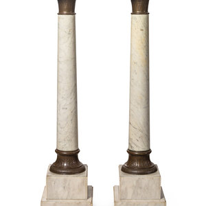A Pair of Continental Bronze Mounted