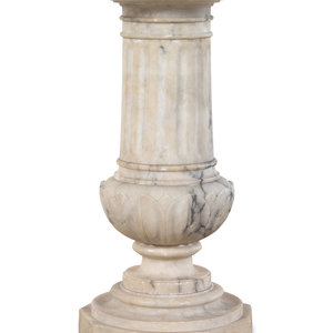 A Continental Marble Pedestal
Late