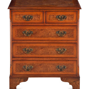 A George III Style Walnut Veneered 2a38f8