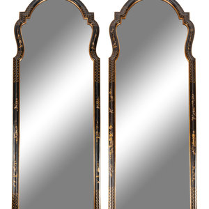 A Pair of Georgian Style Japanned