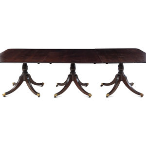 A George III Style Mahogany Dining
