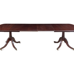 A George III Style Mahogany Dining