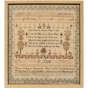 An English Needlepoint Embroidered 2a394e