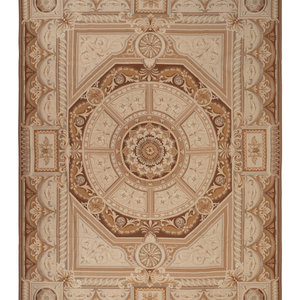 A Feizy Savonnerie Style Wool Rug
Late