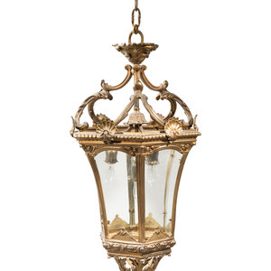 A Régence Style Gilt Bronze Hall