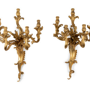 A Set of Four Louis XV Gilt Bronze 2a3ab4