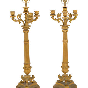 A Pair of Charles X Gilt Bronze 2a3ae2