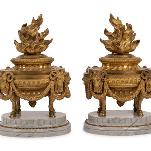 A Pair of French Neoclassical Gilt 2a3b0e