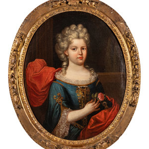 French School 18th Century Portrait 2a3b1c