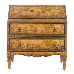 A Venetian Painted Secretary Bureau
18th