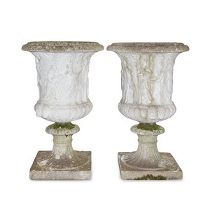 A Pair of Neoclassical Style Cast