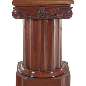 A German Mahogany Pedestal Washstand Second 2a3b78