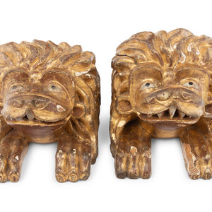 A Pair of Continental Carved Giltwood 2a3b88