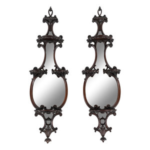 A Pair of George III Style Mirrored 2a3bef