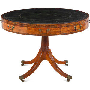 A Regency Mahogany Drum Table Circa 2a3c00