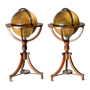 A Pair of Regency Mahogany Terrestrial