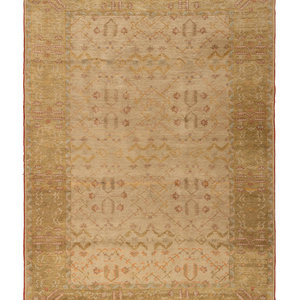 An Oushak Wool Rug Late 19th Early 2a3c46