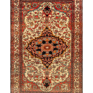 A Tabriz Wool Rug
Circa 1900
6