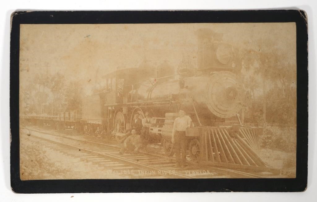 ROCK LEDGE CABINET CARD LOCOMOTIVE