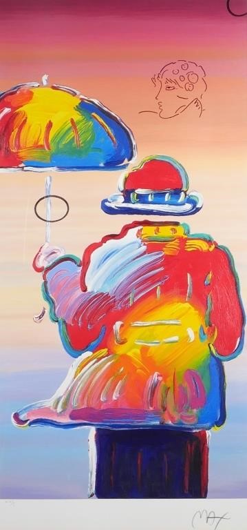 PETER MAX REMARQUED SERIGRAPH  2a3e17