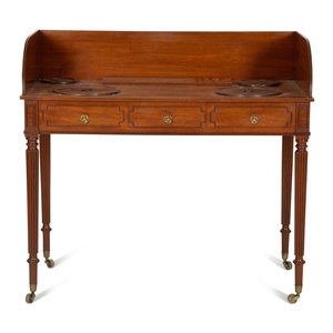 A Regency Mahogany Wash Stand with 2a3e5c
