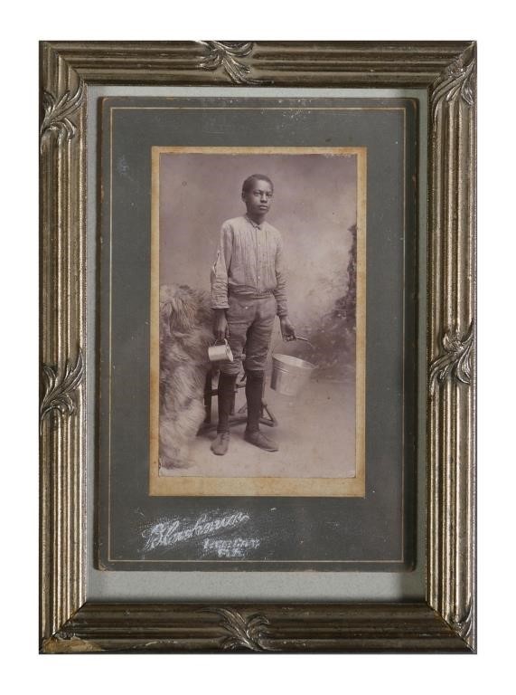 CABINET PHOTOGRAPH, YOUNG AFRICAN AMERICAN