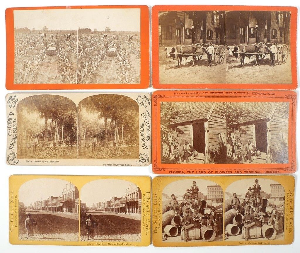 FLORIDA PHOTO STEREOVIEWS AFRICAN-AMERICANS