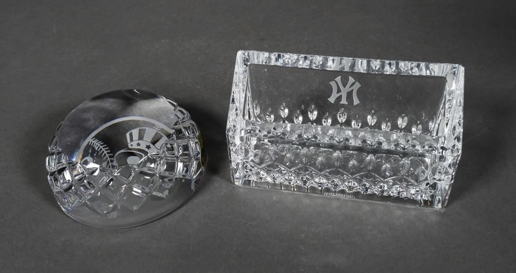 (2) WATERFORD CRYSTAL NEW YORK