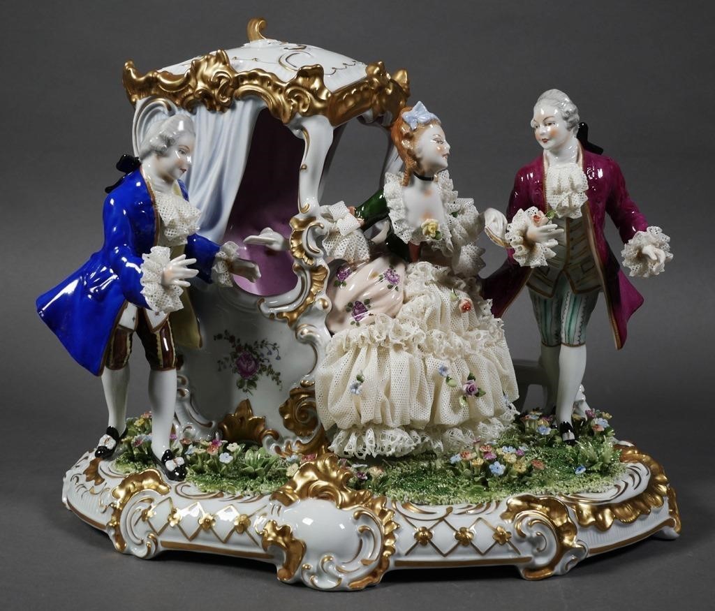 UNTERWEISSBACH DRESDEN PORCELAIN