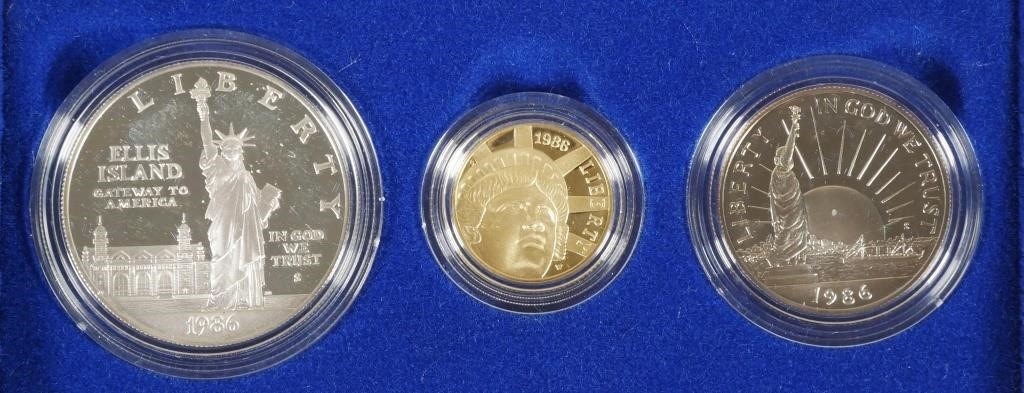 LIBERTY GOLD & SILVER U.S. THREE-COIN