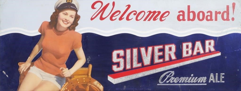 1950S TAMPA SILVER BAR ALE ADVERTISING 2a434f