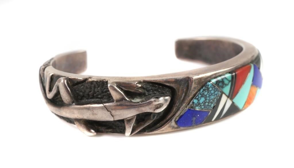 LORRAINE LONG NAVAJO STERLING 2a4370