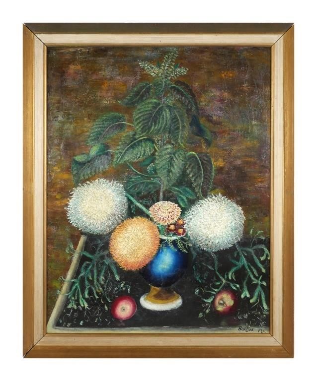 DAVID BURLIUK STILL LIFE O C  2a1d9c