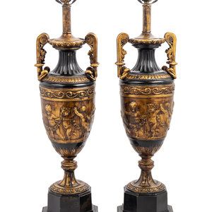 A Pair of Neoclassical Cast Metal