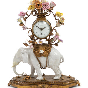 A French Gilt Metal Mounted Porcelain