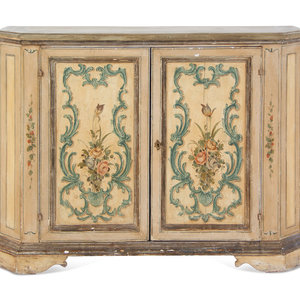An Italian Painted Console Cabinet Early 2a1eab