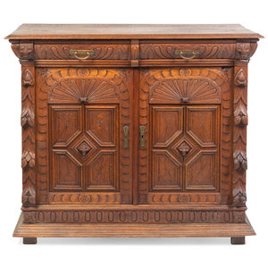 A Renaissance Revival Carved Oak