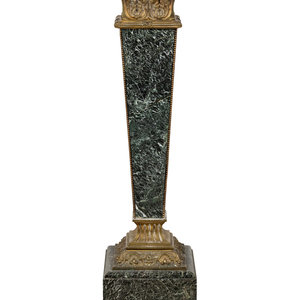 A Gilt Bronze Mounted Marble Pedestal
Early