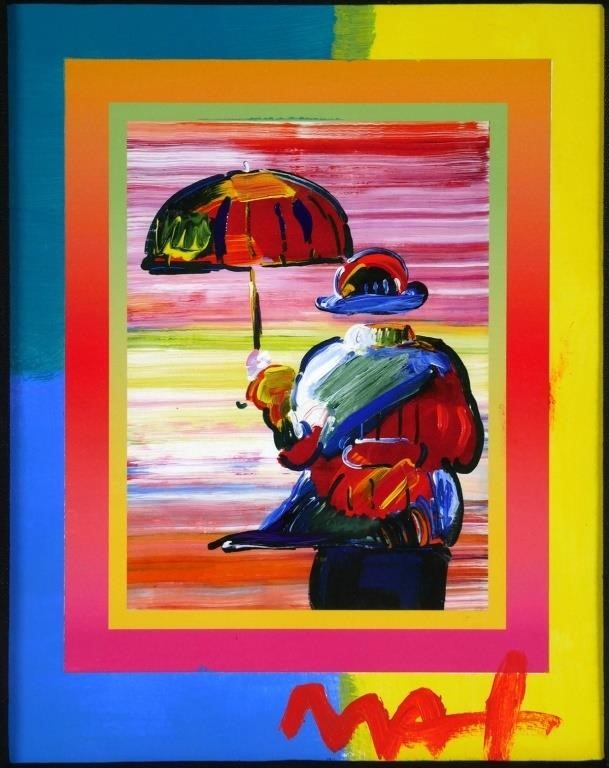 PETER MAX UMBRELLA MAN MIXED 2a1fb7