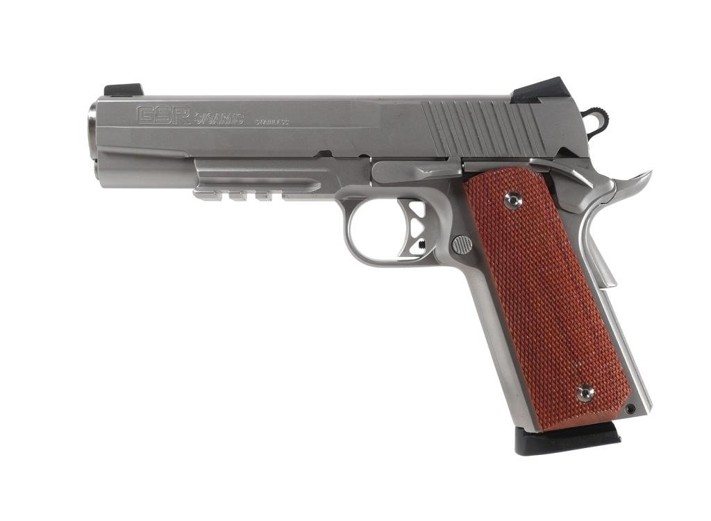 FIREARM: SIGARMS 1911 GSR STAINLESS