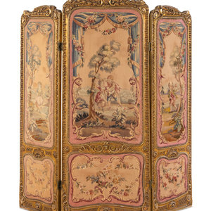 A French Tapestry Inset Giltwood 2a1ff1