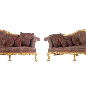A Pair of George II Oversized Giltwood 2a1ffb