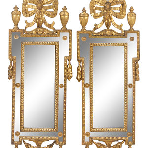 A Pair of Italian Giltwood Mirrors  2a1ffe