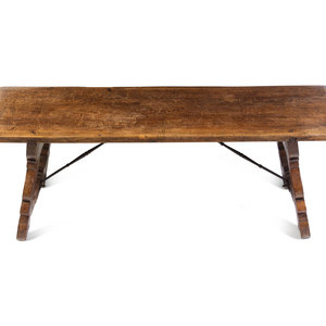 A Spanish Baroque Walnut Low Table
17th