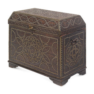 A Portuguese Studded Walnut Trunk
Circa