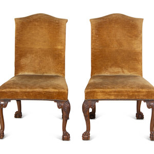 A Pair of George II Style Carved 2a2111