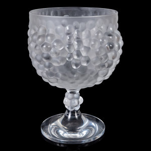 A Lalique Antilles Footed Bowl Height 2a225b