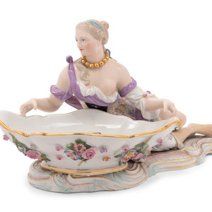 A Meissen Porcelain Sweetmeat Dish
19th/20th